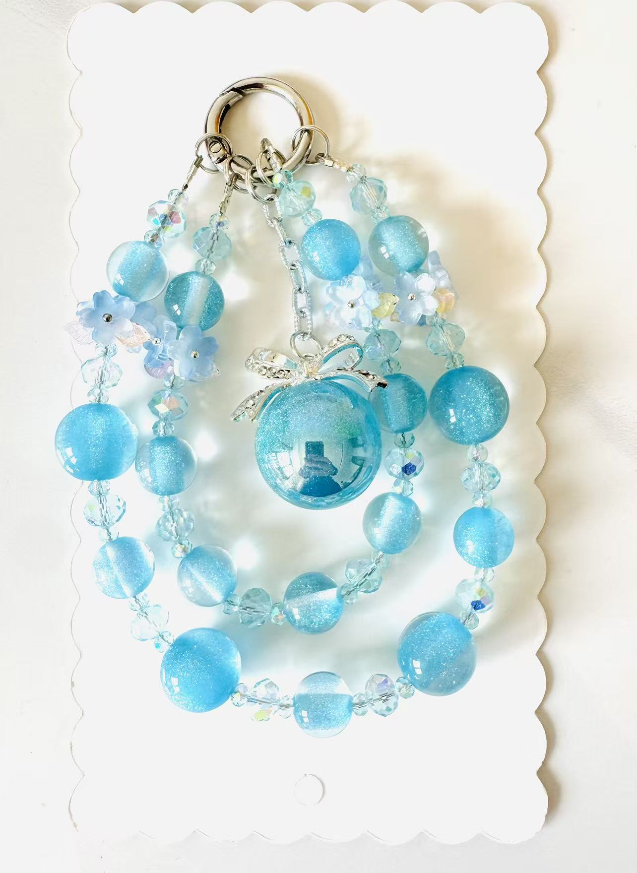 Sky Blue Sparkle Bead Mix