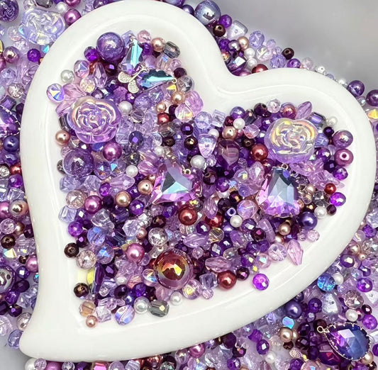 Amethyst Glow Bead Mix