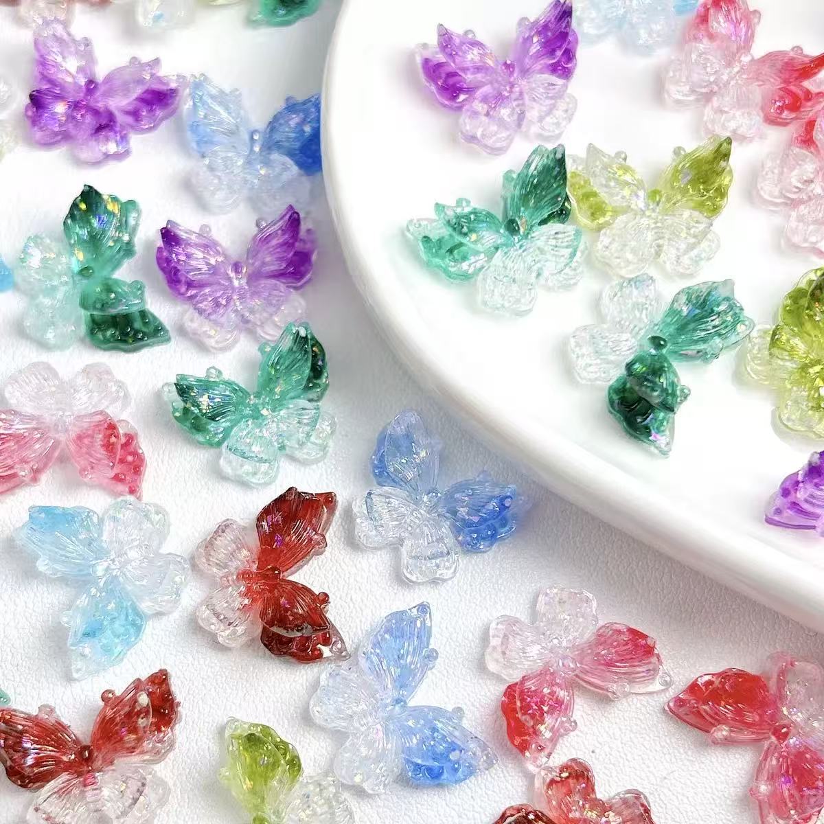 【Neu 💖】Weicher Schmetterling / Durchstechblume Blind Bag – Live öffnen