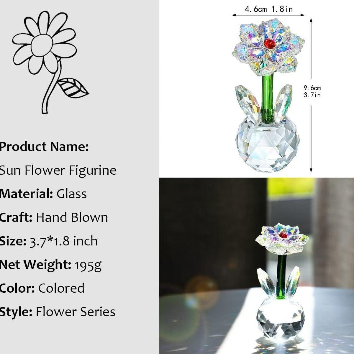 Glass Crystal Big Snowflake/crystalAngel/crystal flower