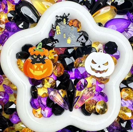 Haunted Pumpkin Suncatcher Mix