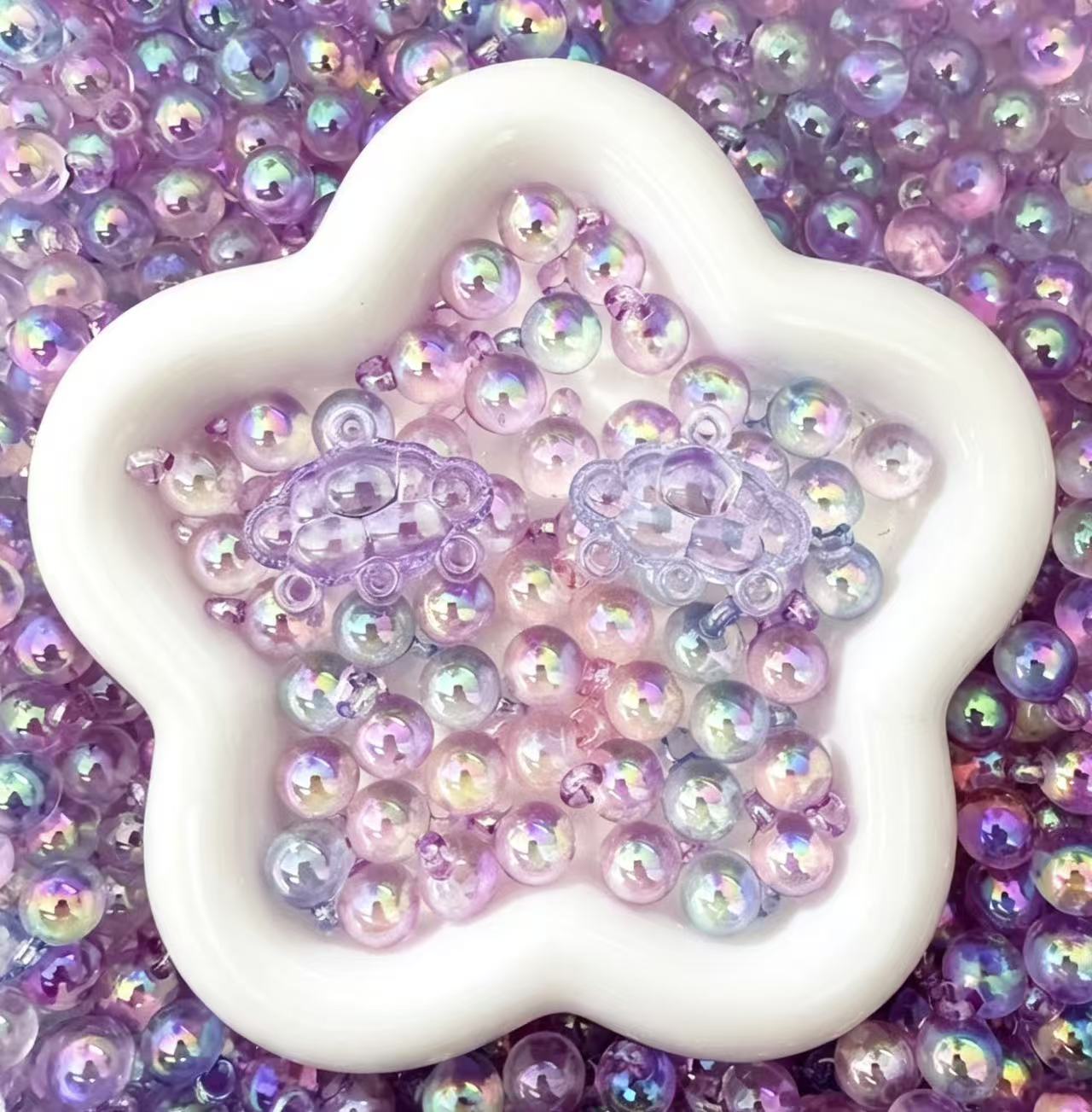 12mm car hanger beads mix