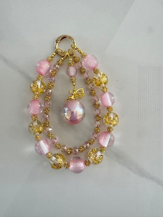 Pink royalty sparle beads Mix