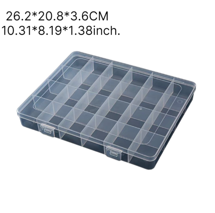 24 Grids Large Plastic Organizer Box(Same style as live broadcast)