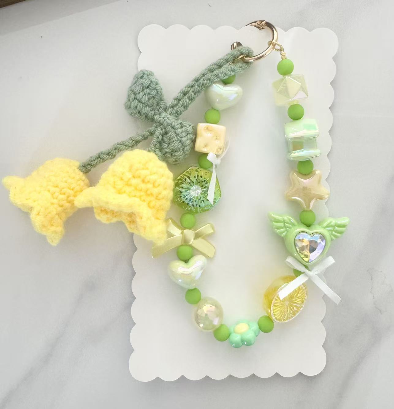 Lemon-Lime Whimsy Beads Mix
