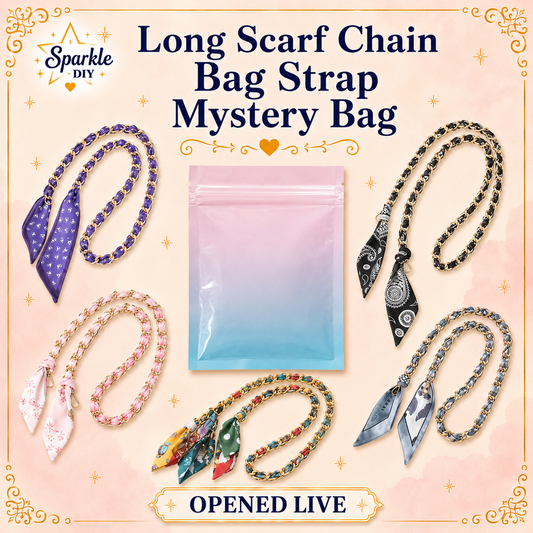 Long Scarf Chain Bag Strap Mystery Bag – Opened Live