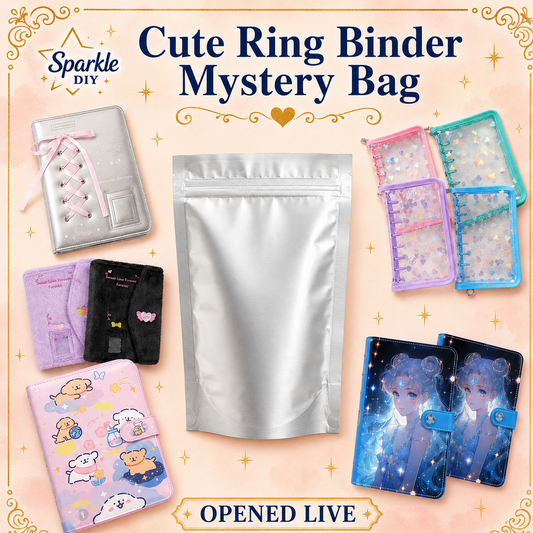 Cute Ring Binder Mystery Bag – Opened Live