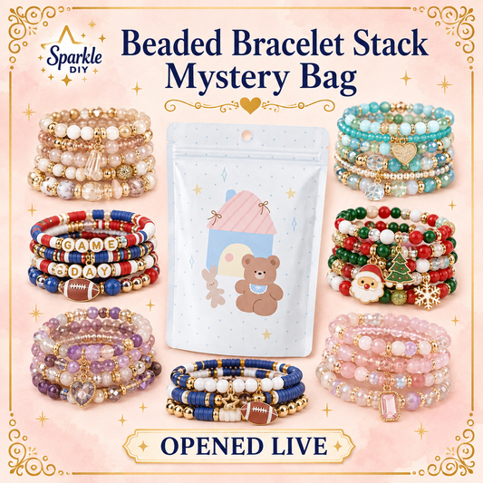 Beaded Bracelet Stack Mystery Bag – Opened Live