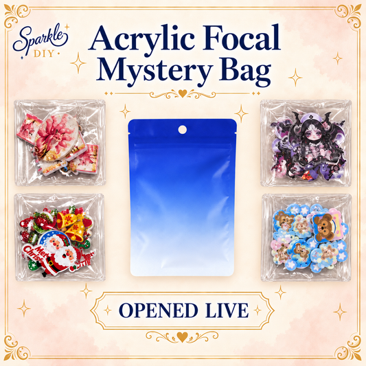 Acrylic Focal Mystery Bag – Opened Live