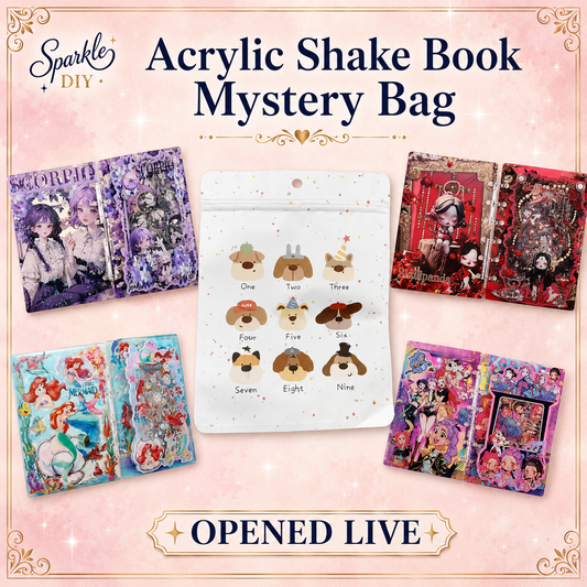 Acrylic Shake Book Mystery Bag - Opened Live