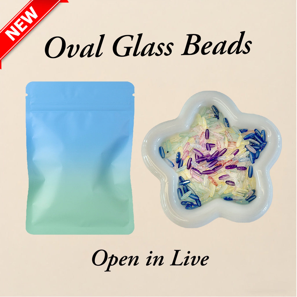 Oval Glass Beads Blind Bag - Open in live