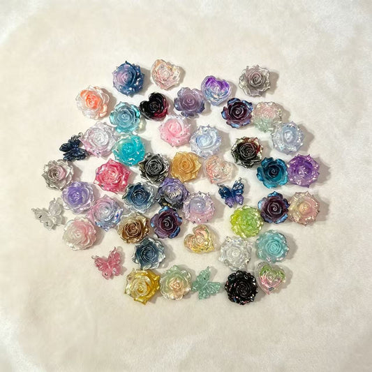 Flower Focal Beads Mystery Bag – Opened Live