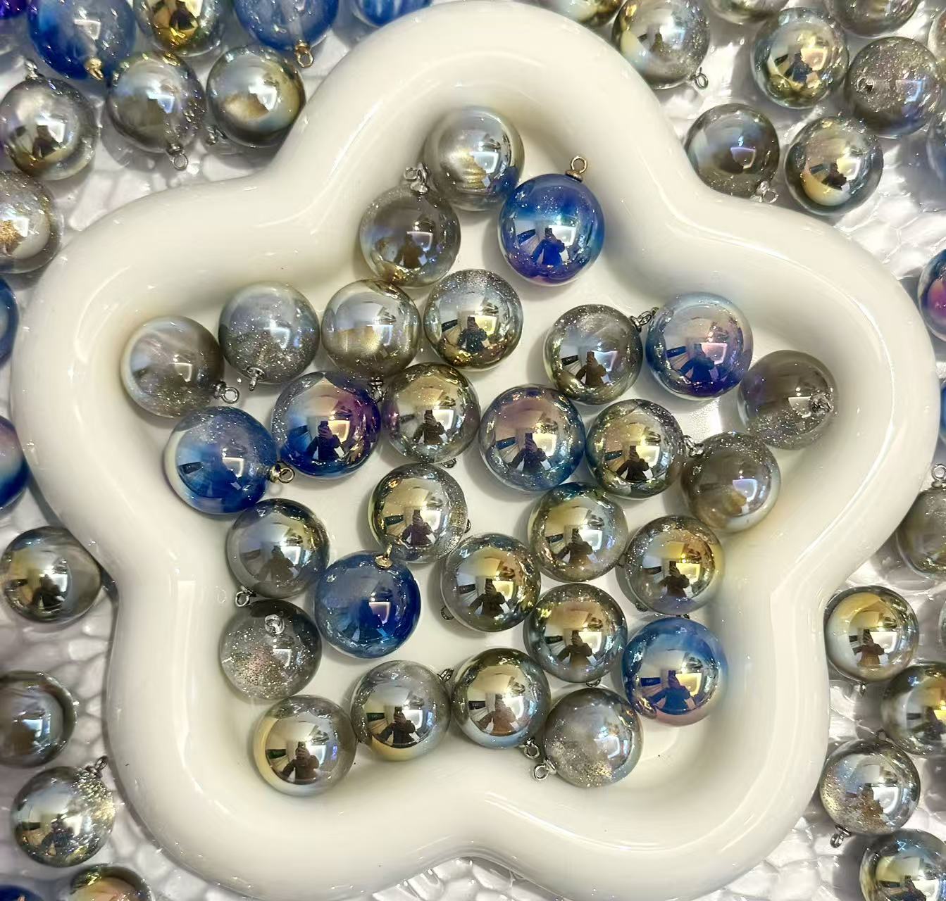 Sparkle car hanging beads Mix