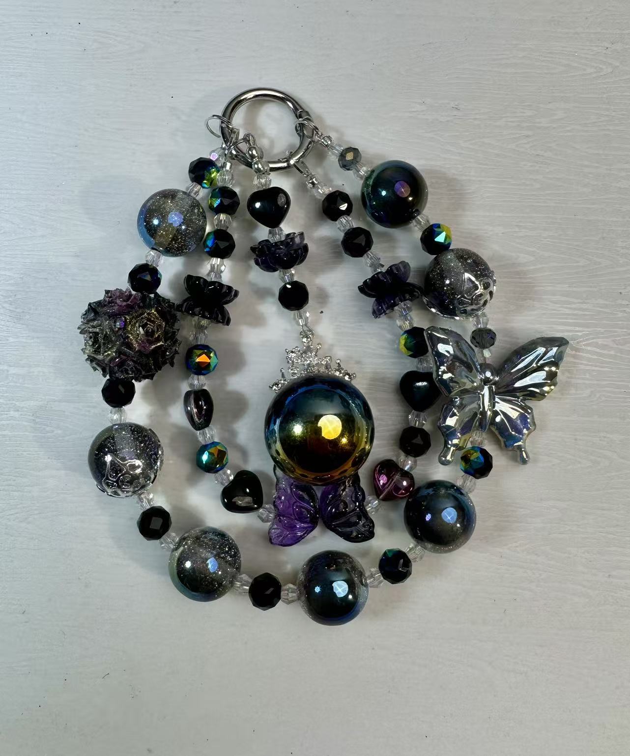 Dark Sparkle Beads Mix