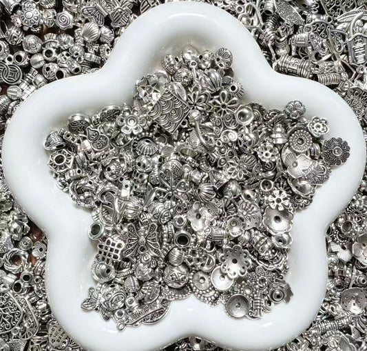 Vintage Silver Charm Mix