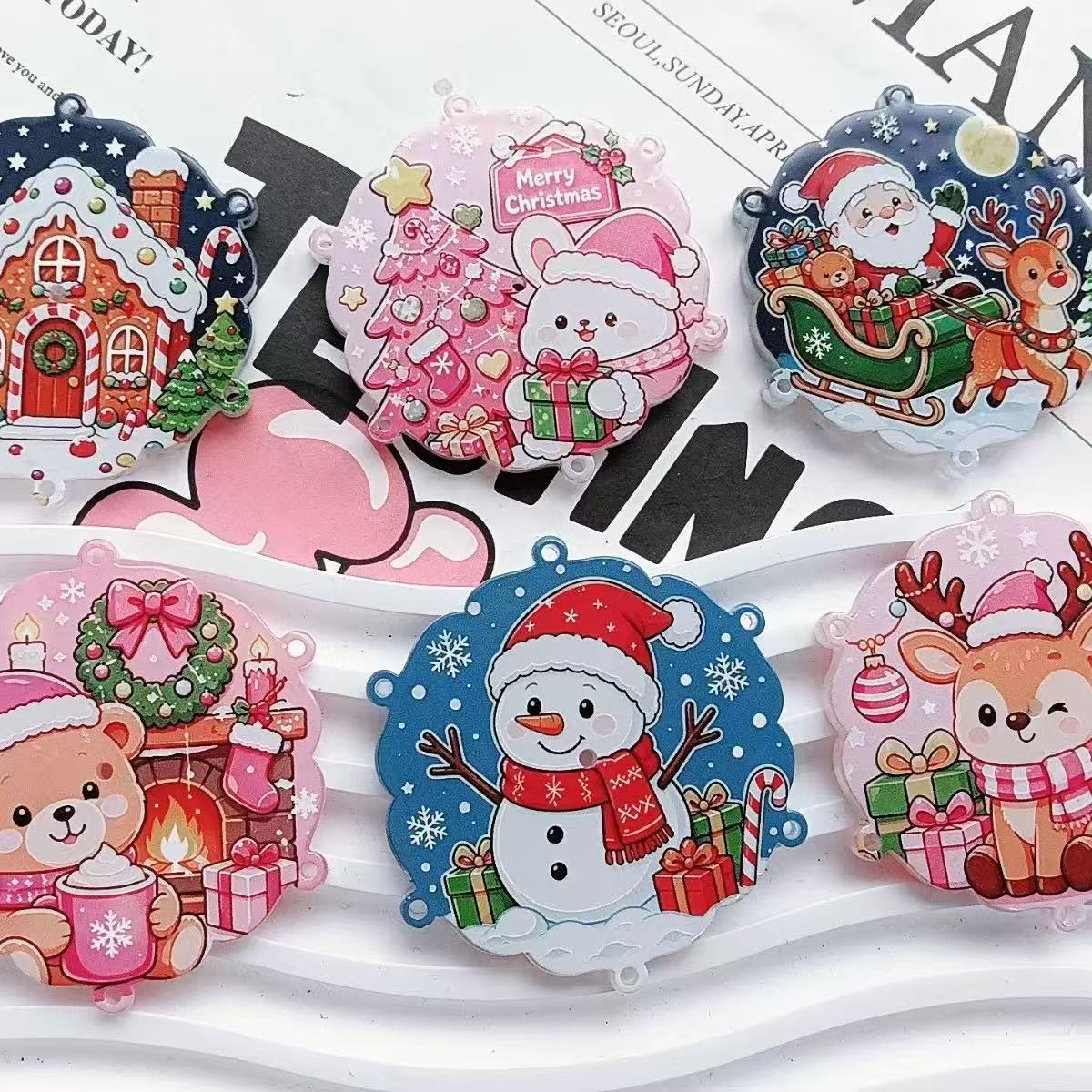 Christmas 7 Holes Umbrella Charm