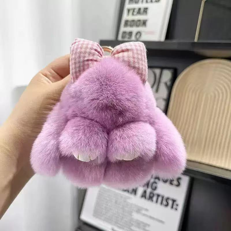 Fluffy Bunny Keychain – Random Pick – Opened Live