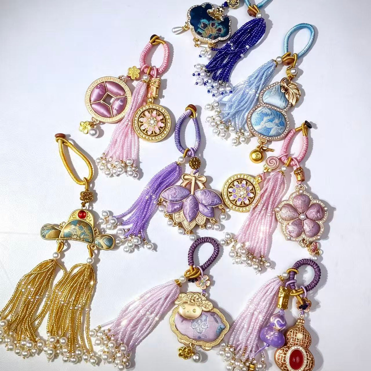 Song Brocade Charm Mystery Bag for Phone/Keychain – Opened Live
