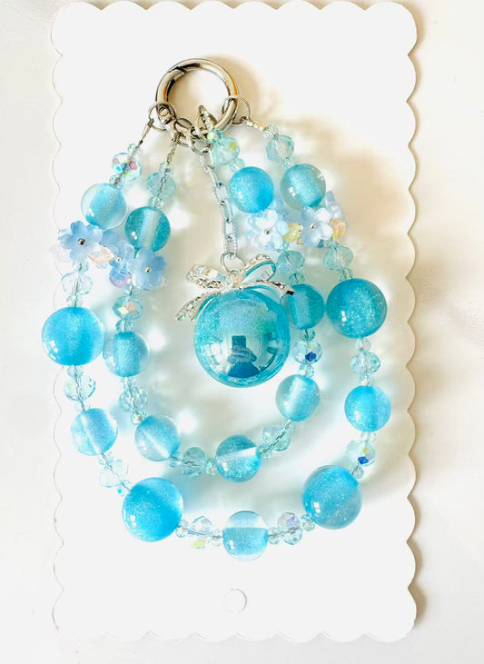 Sky Blue Sparkle Bead Mix