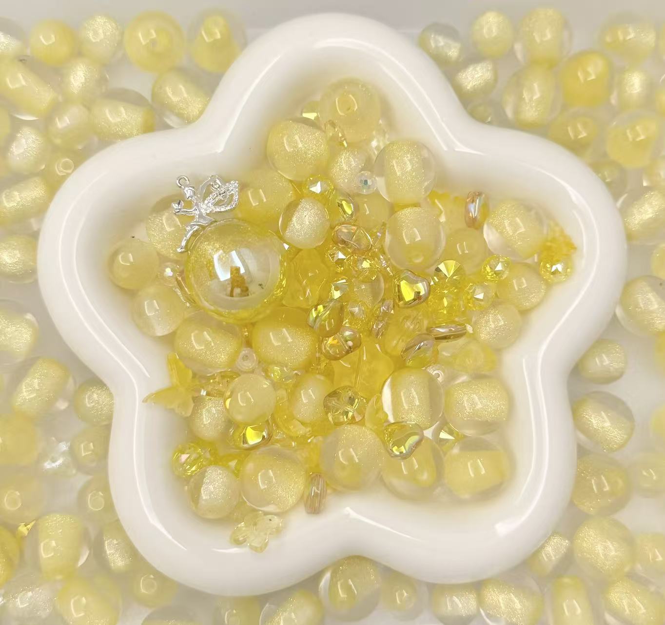 Lemon Sparkle Beads Mix