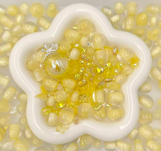 Lemon Sparkle Beads Mix
