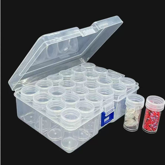 A box with its perfectly fitted bottle