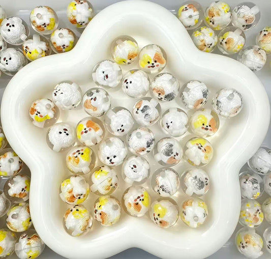 Sparkling Puppy & Dragonfly Bead Mix | DIY Craft Supplies