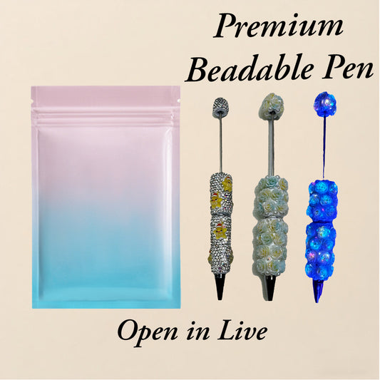 【New Arrival 】Premium Beadable Pen- Open in live