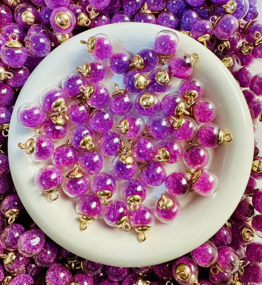 Glass car hanging beads