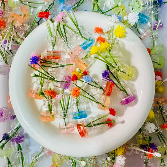 Flower Bottle Ornament Mix