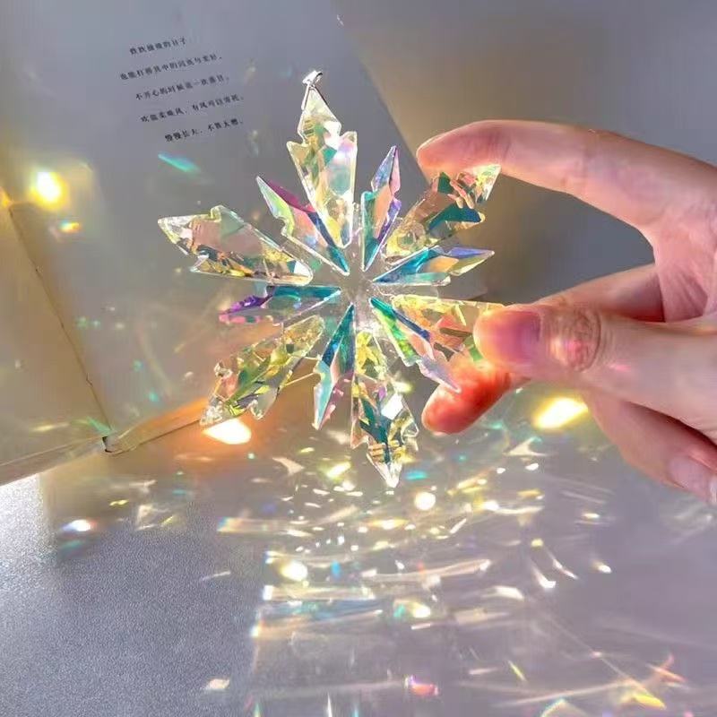 Glass Crystal Big Snowflake/crystalAngel/crystal flower