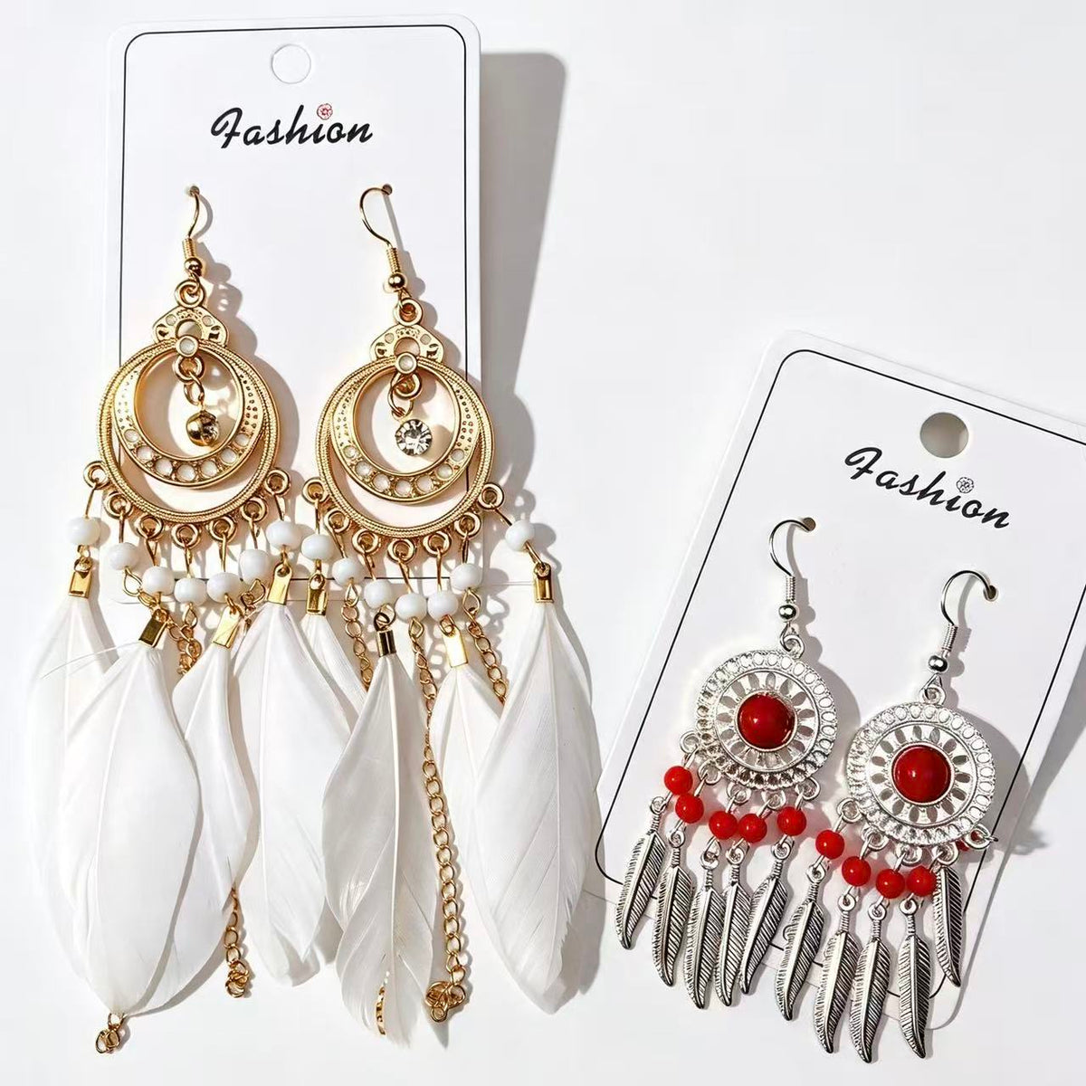 Boho Feather Earrings Mystery Bag – Opened Live