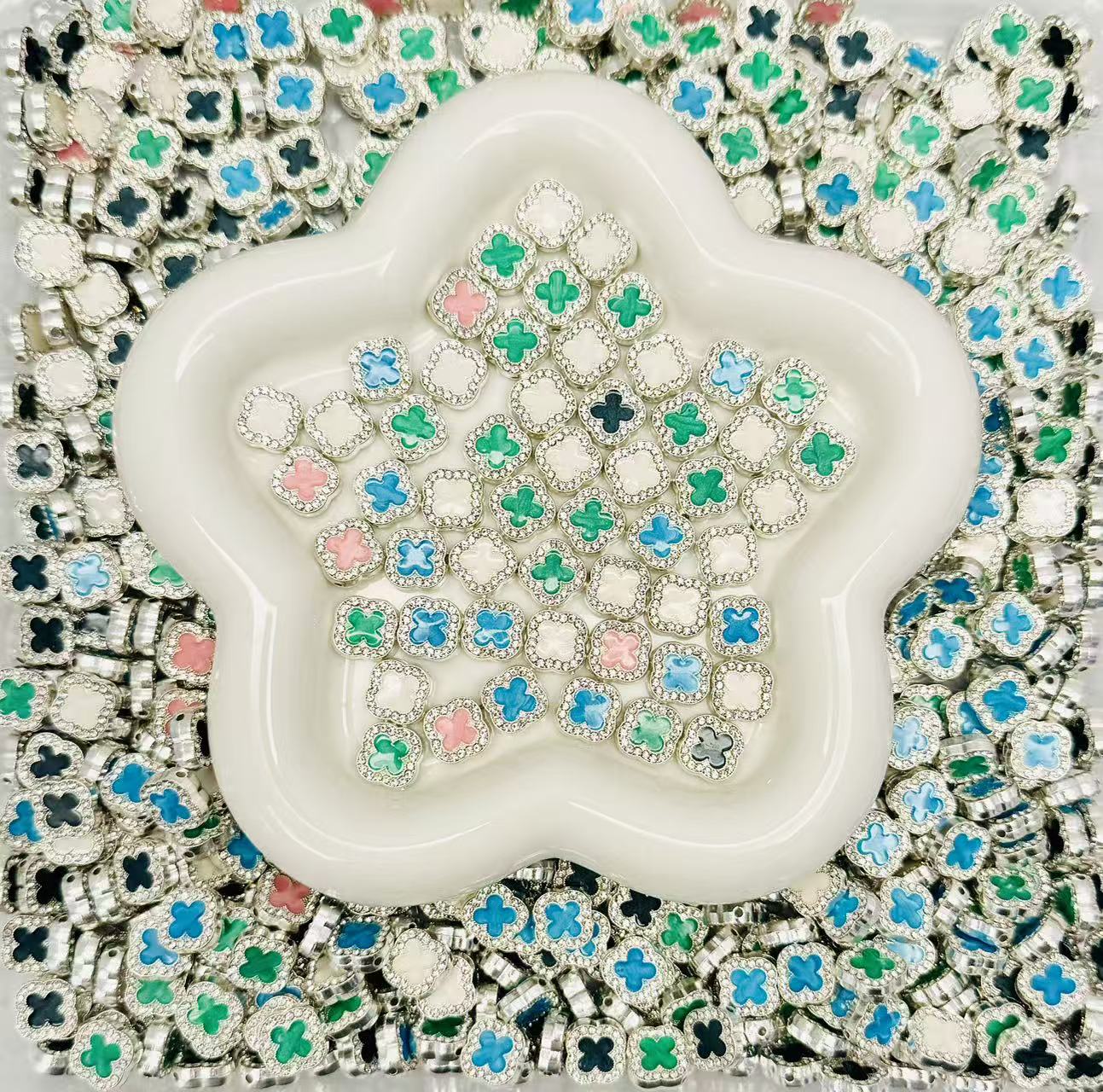 Four leaf clover alloy Mix