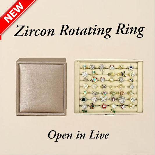 【New 💖】Zircon Rotating Ring Blind Bags- Open in live