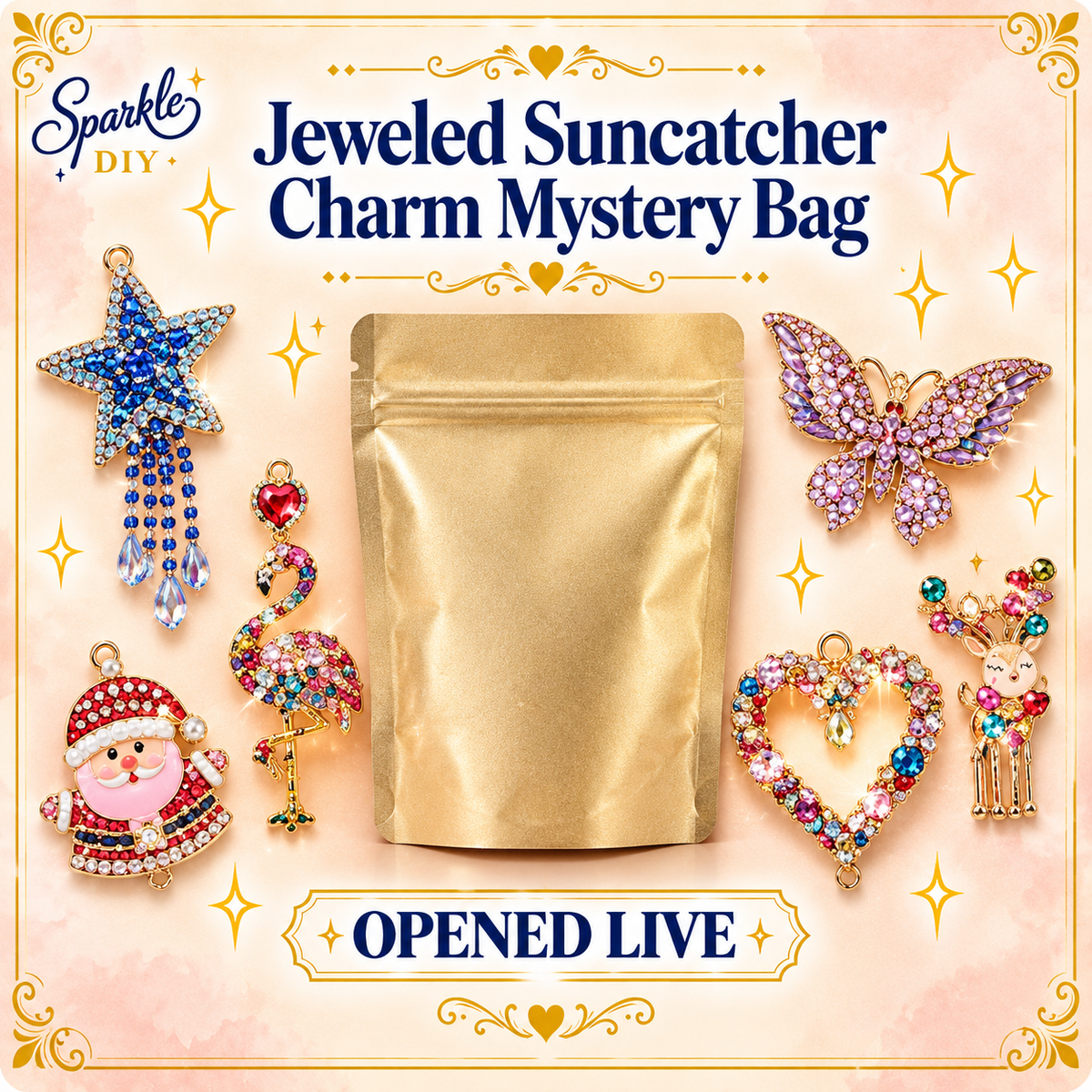 Jeweled Suncatcher Charm Mystery Bag