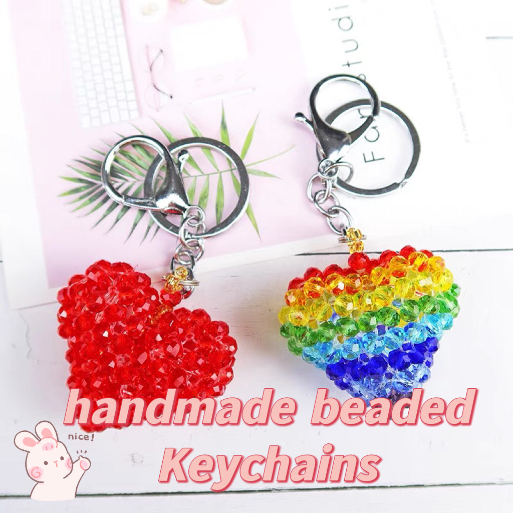 Handmade bead keychain Lucky Bags Open in live