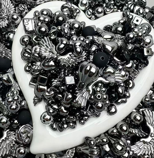 【BOGO】Black & Silver Glam Mix