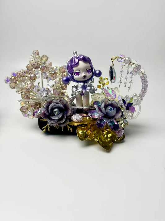 Fancy doll ornaments/parking signs