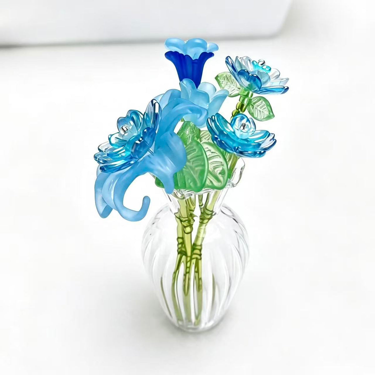 Blue flowers mix