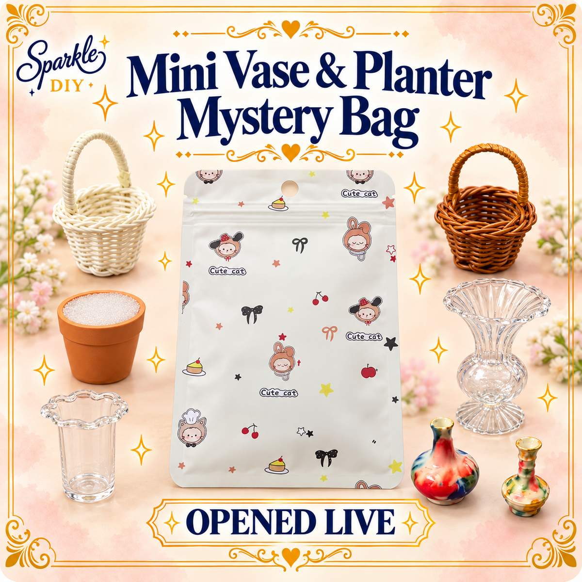 Mini Vase & Planter Mystery Bag – Opened Live