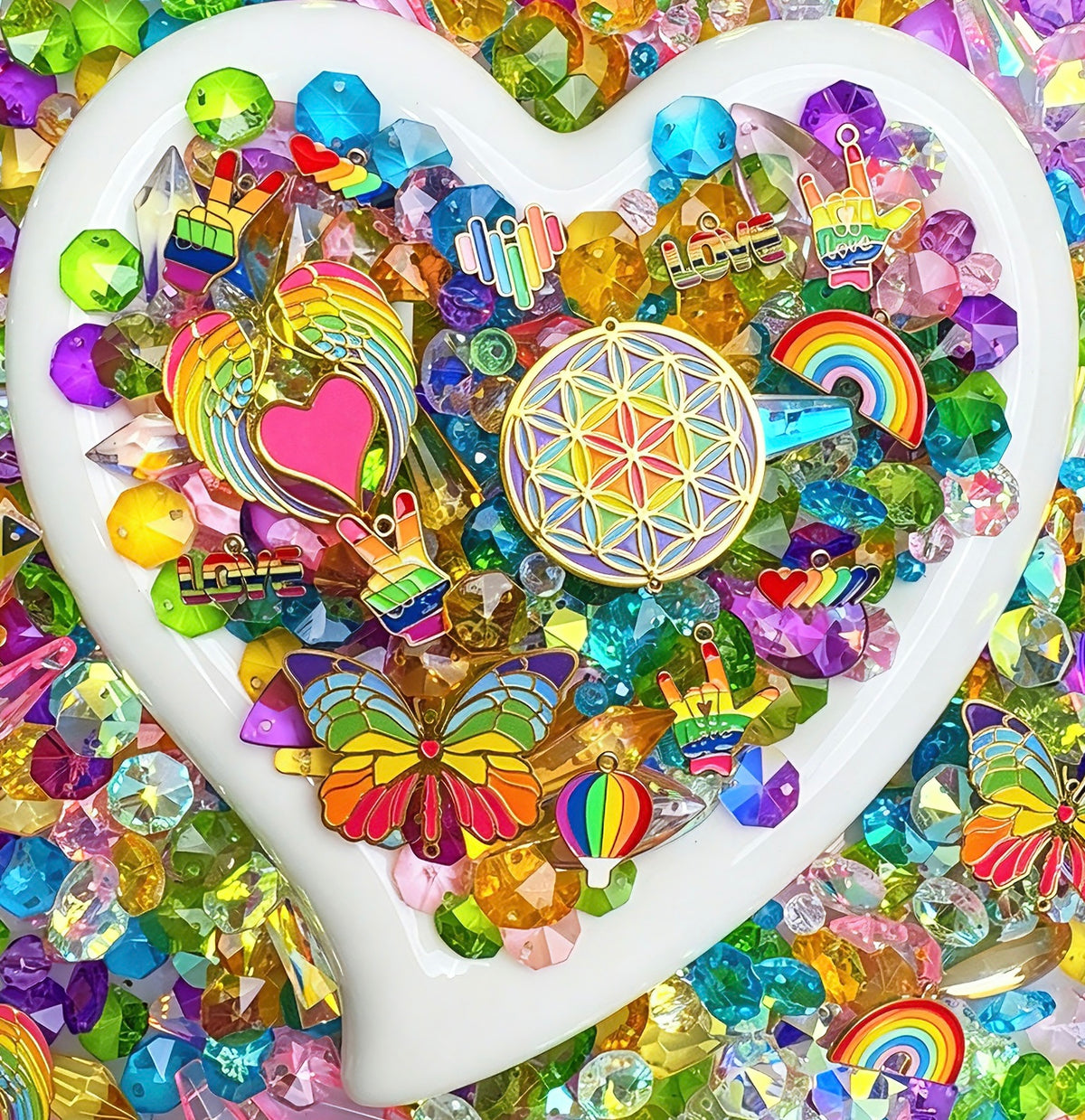 Rainbow Candy Sun Catcher Mix