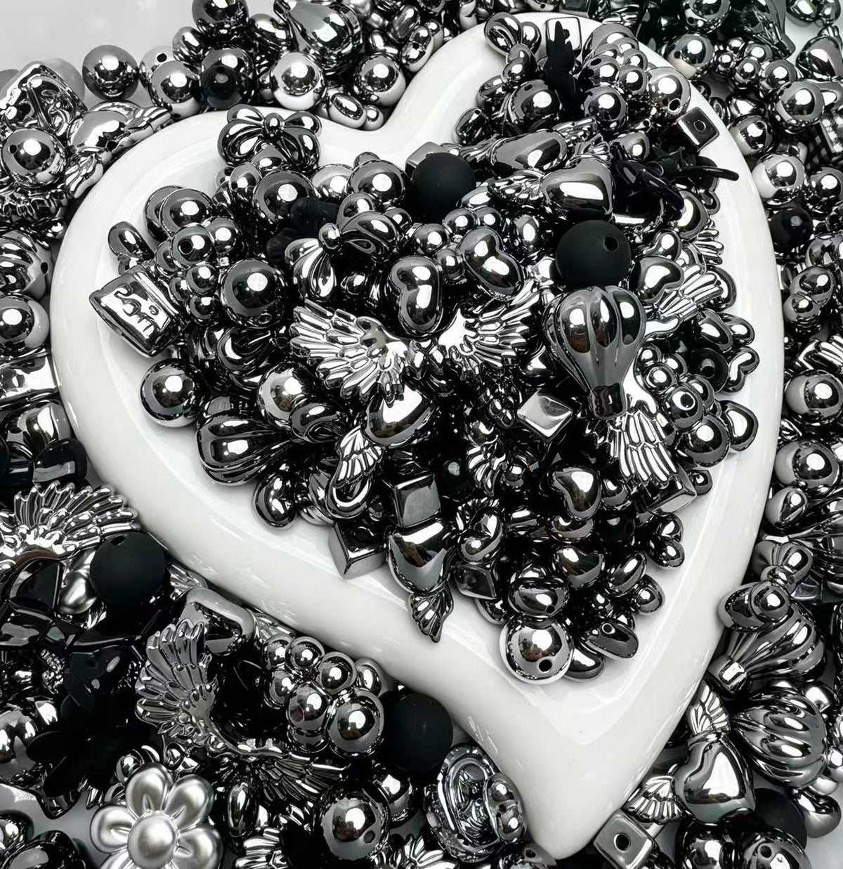 【BOGO】Black & Silver Glam Mix