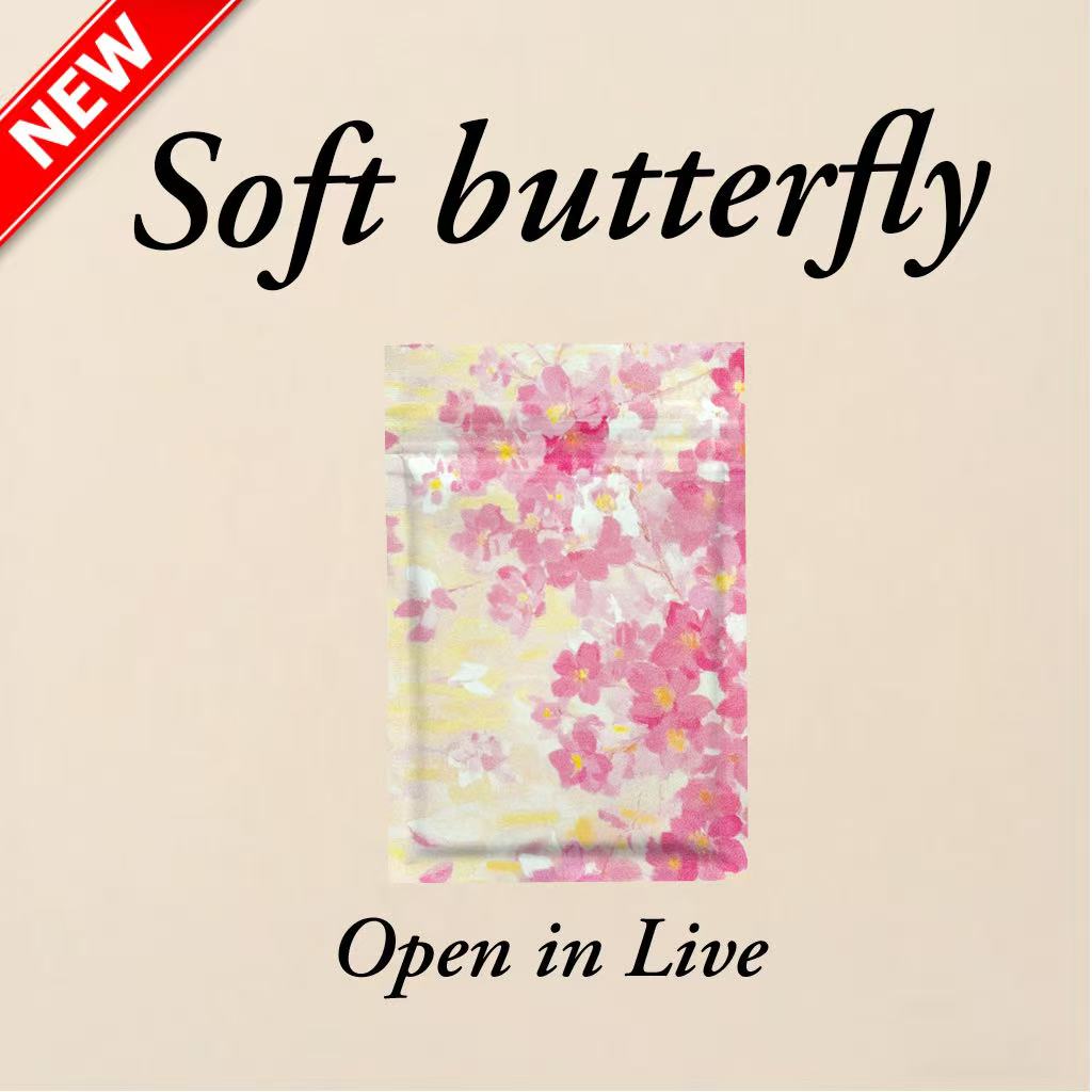 【Nieuw 💖】Zachte vlinder / Doorsteekbloem Blind Bag - Open in live