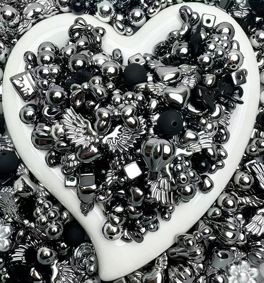 【BOGO】Black & Silver Glam Mix