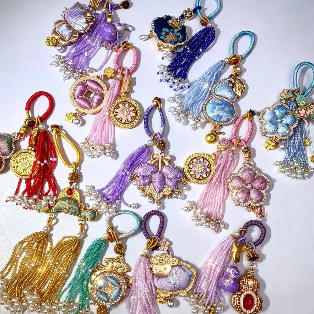 Song Brocade Charm Mystery Bag for Phone/Keychain – Opened Live