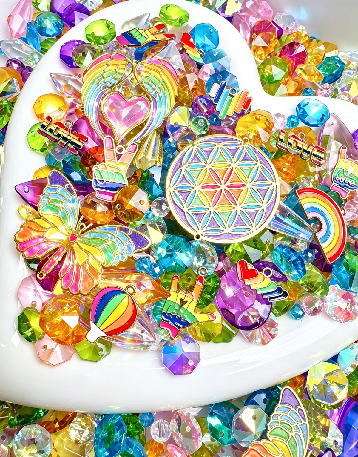 Rainbow Candy Sun Catcher Mix