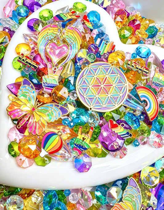 Rainbow Candy Sun Catcher Mix