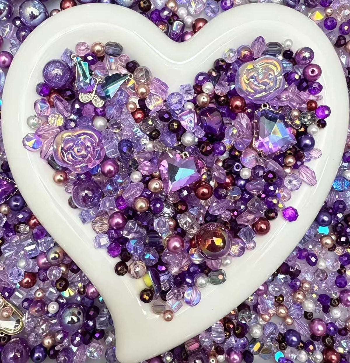Amethyst Glow Bead Mix