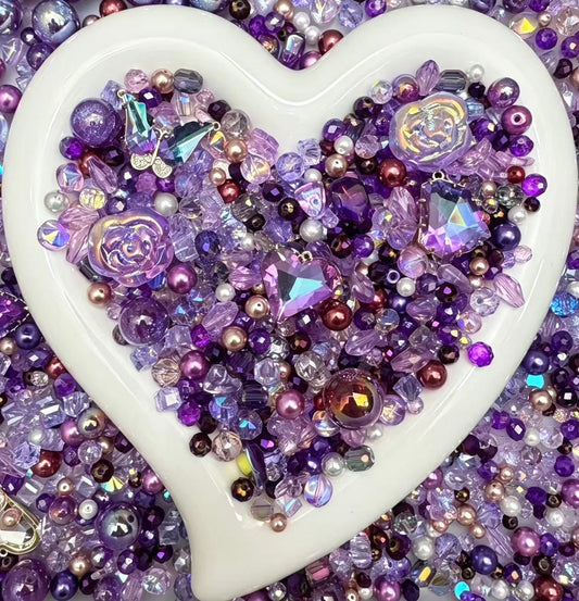Amethyst Glow Bead Mix