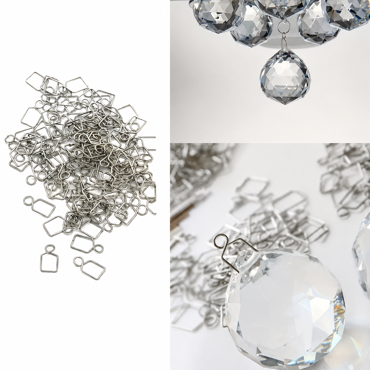 Crystal pendant connector